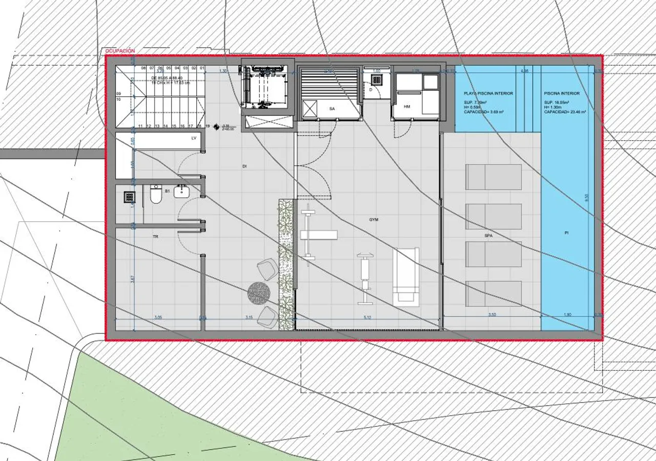 living - 286m² house / villa with 609m² garden for sale in Port d'Andratx - Floor Plan - 3
