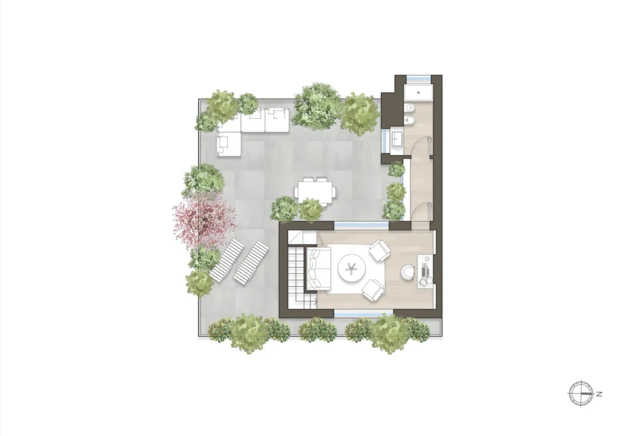 living - Avancini 16 - Living - Dils - Plano del piso - 2