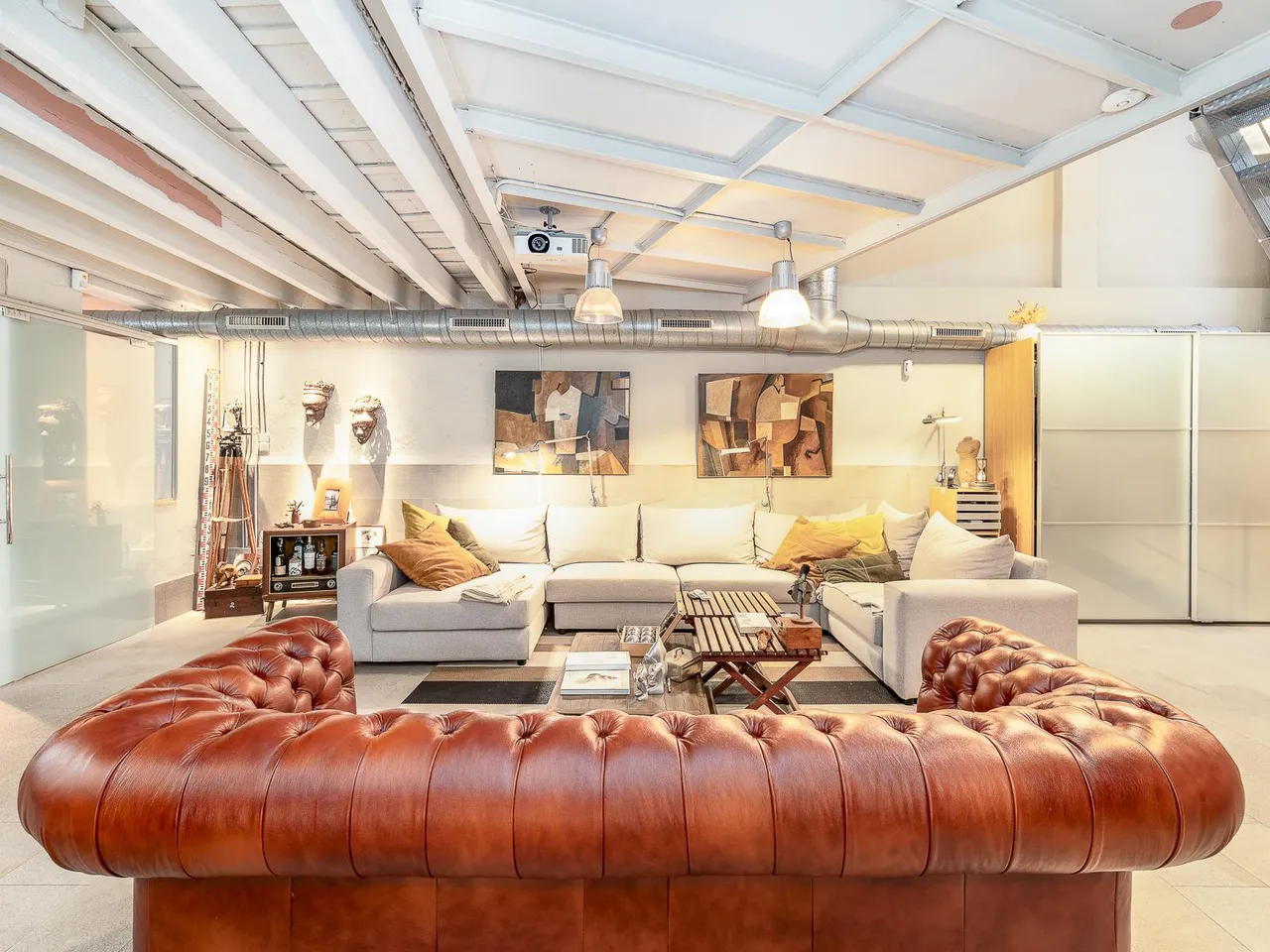 living - Piso de 250m² con 20m² terraza en venta en Gràcia - gallery - 5