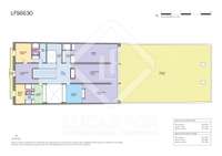 living - Casa / villa de 647m² con 425m² terraza en venta en Sant Gervasi - La Bonanova - Plano del piso thumbnail - 2