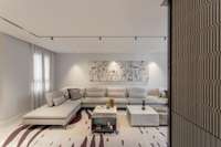 living - Ático de 394m² con 61m² terraza en venta en Castellana - gallery thumbnail - 2