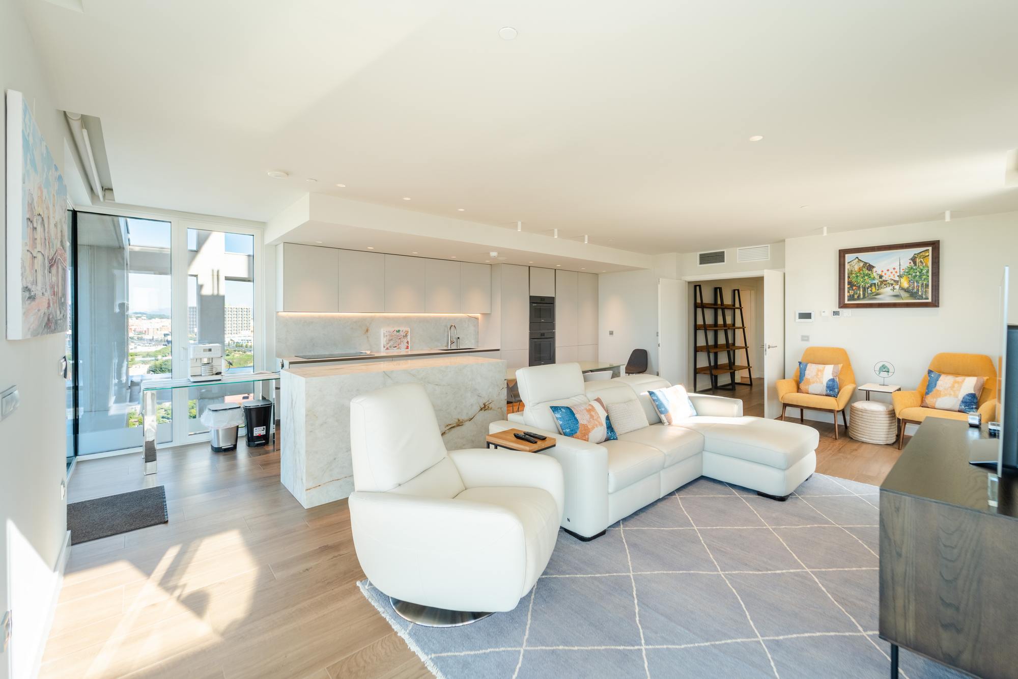 living - Ático de 280m² con 80m² terraza en venta en Palacio de Congresos - gallery - 4
