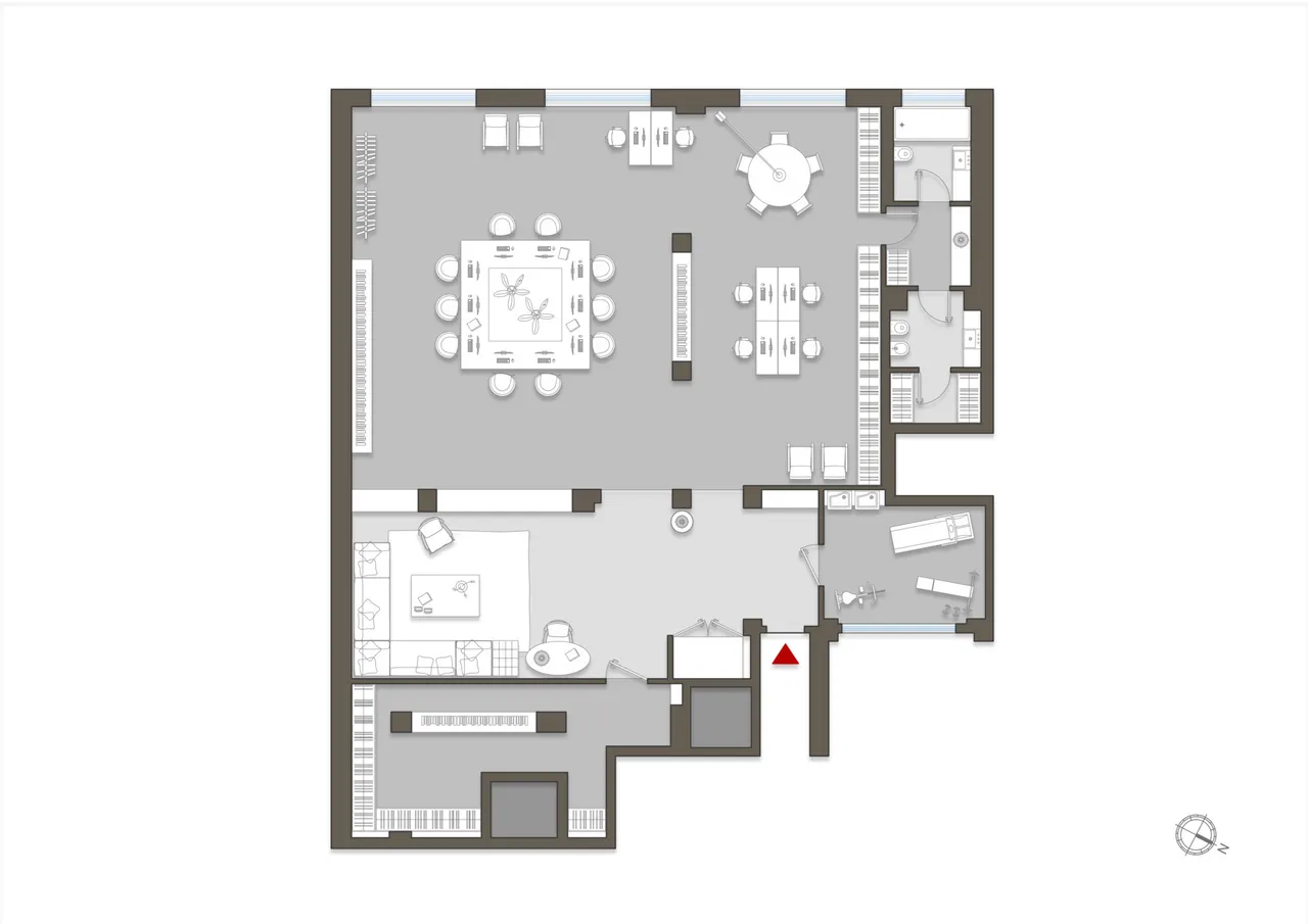 office - Ponchielli 7 - Office - Dils - Plano del piso - 1