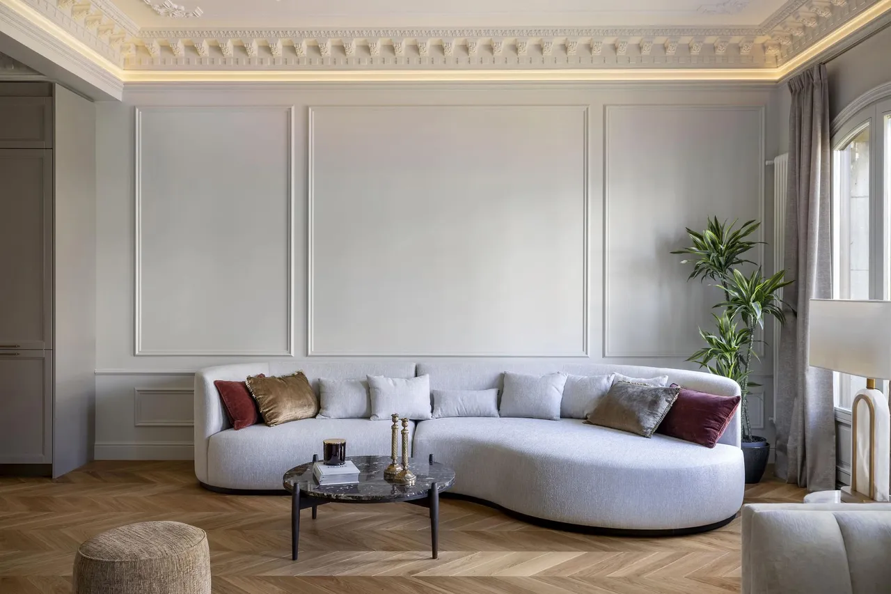 living - Piso de 198m² en venta en Eixample Derecho, Barcelona - gallery - 4