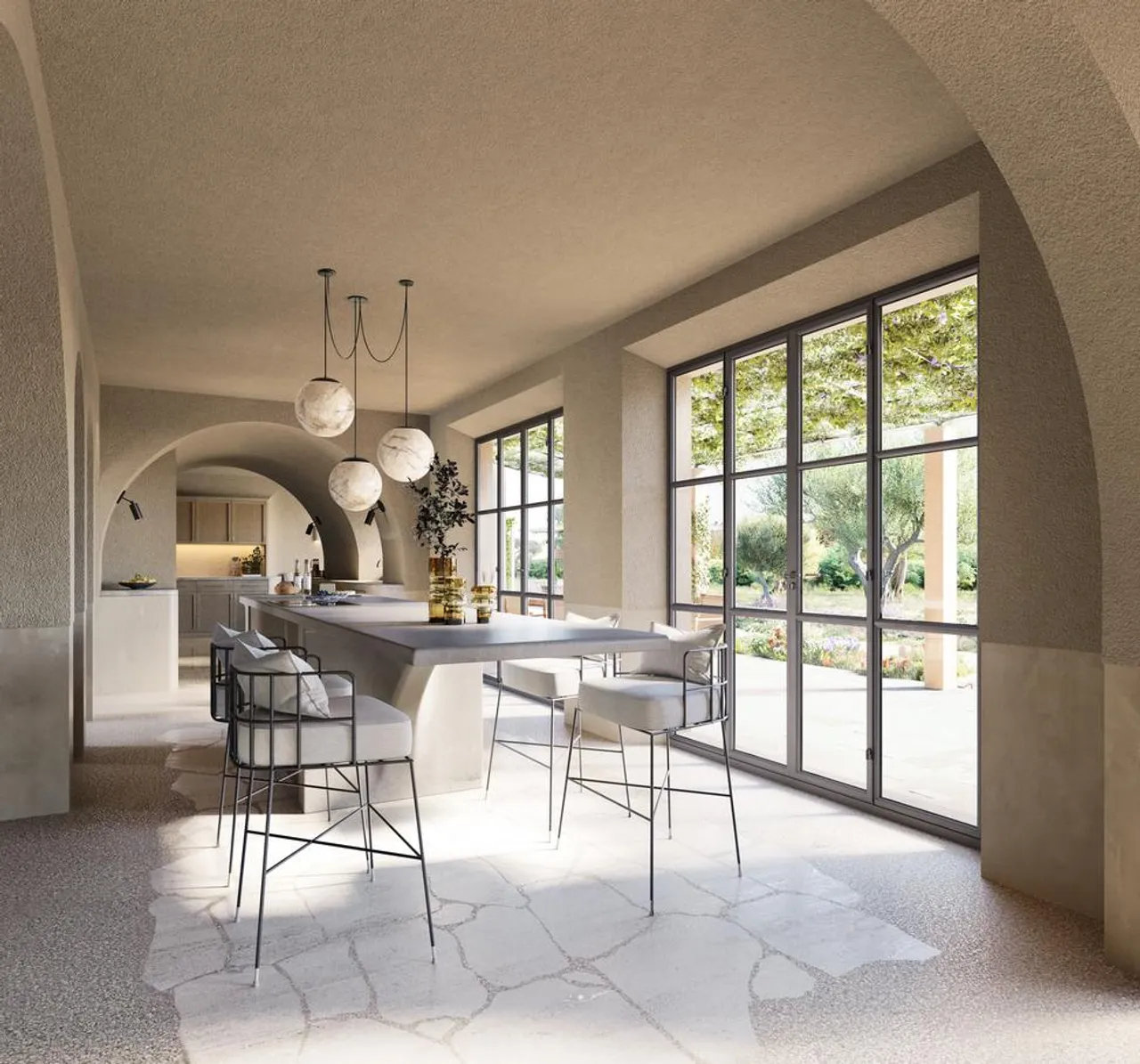 living - Casa rural de 597m² en venta en Santa Maria del Cami - gallery - 7