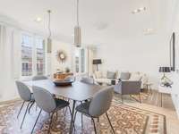 living - Piso de 133m² en venta en Eixample Izquierdo, Barcelona - gallery thumbnail - 2