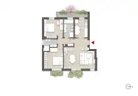living - Avancini 16 - Living - Dils - Plan d'étage thumbnail - 1