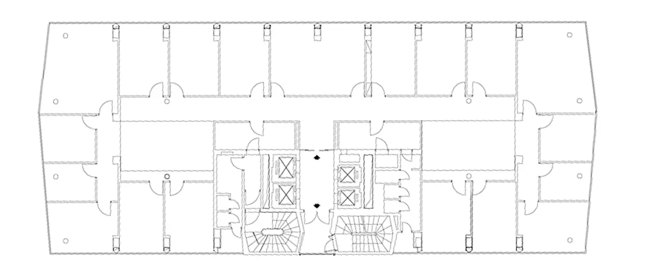 office - Lauro 7 - Office - Dils - Plan d'étage - 1