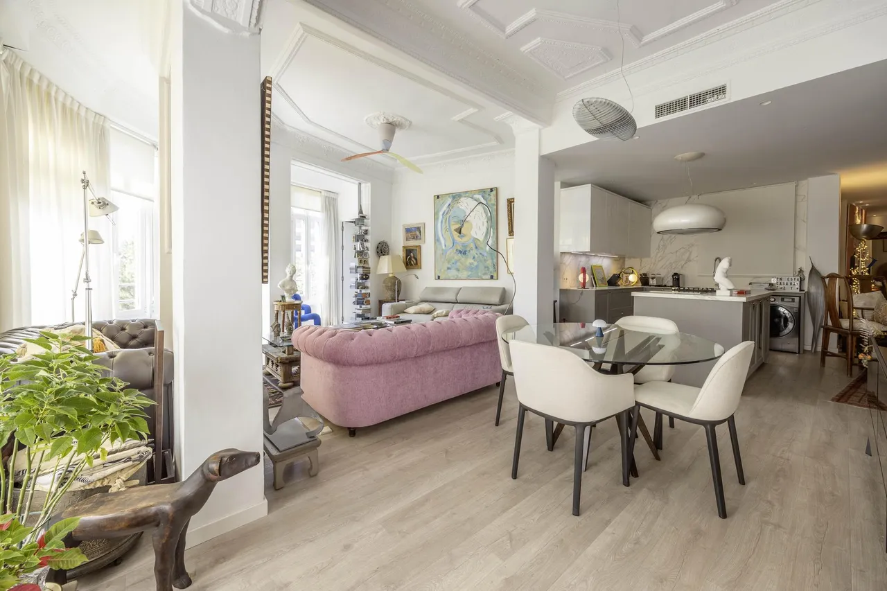 living - Piso de 139m² en venta en Gran Vía, Valencia - gallery - 7