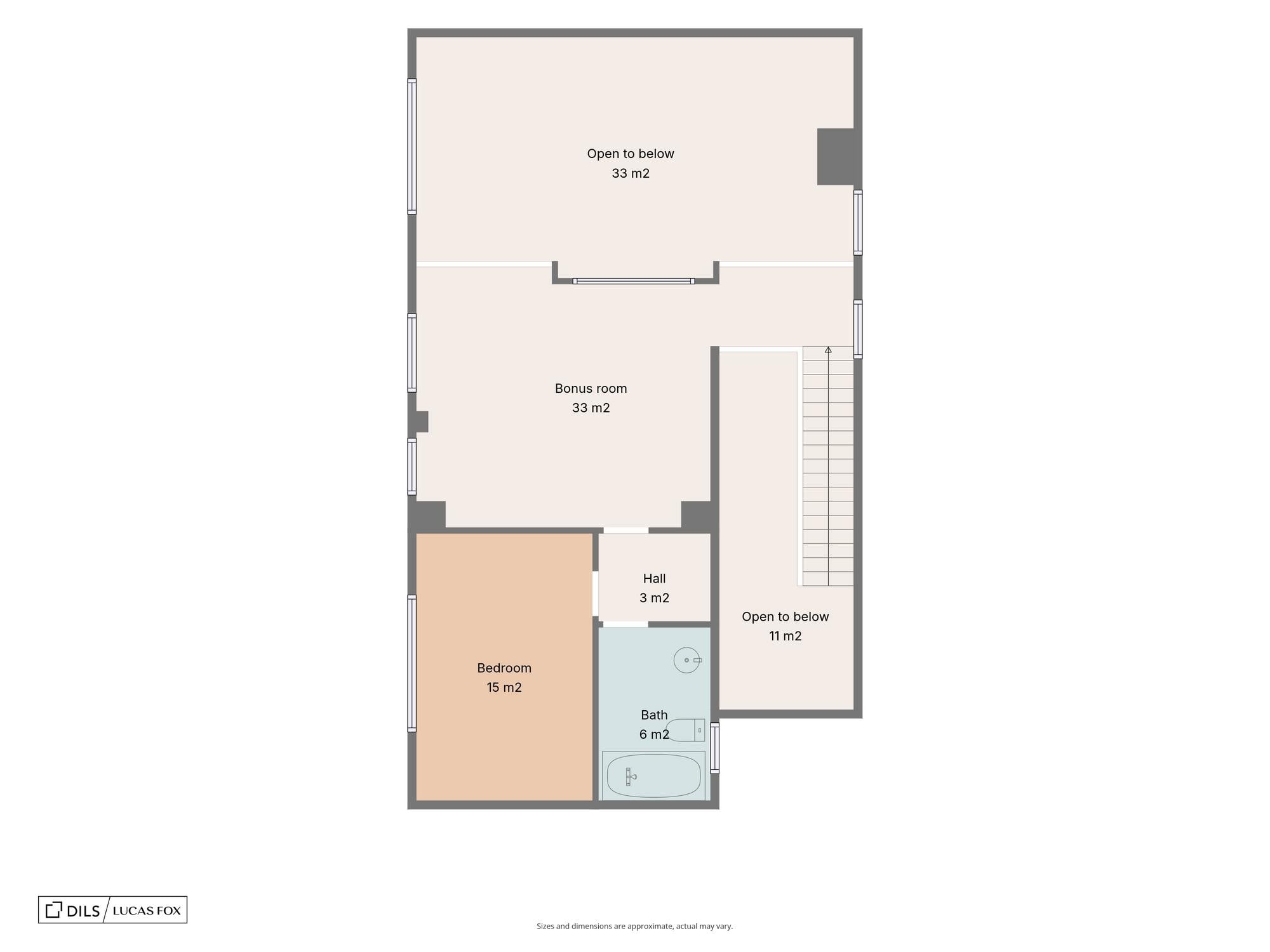 living - Casa / villa de 419m² en venta en Cabrils, Barcelona - Plano del piso thumbnail - 3