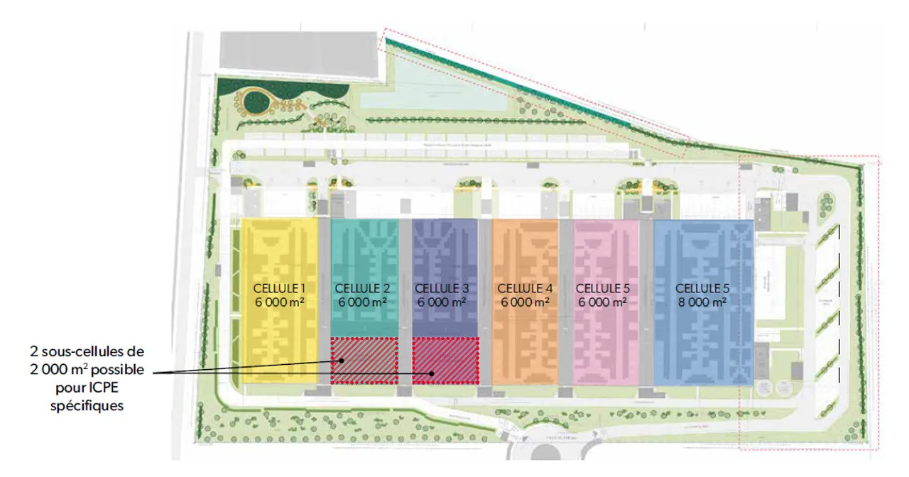 logistics - Logistics Warehouse For Rent - Floor Plan - 1