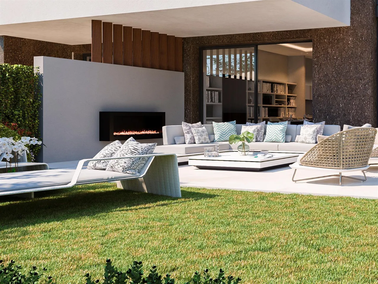 living - THE LIST Casas / Villas, Este Marbella, Costa del Sol - gallery - 5