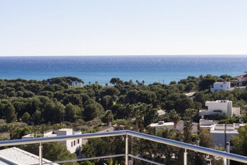 living - Large plot with sea views for sale in Sitges - featured
