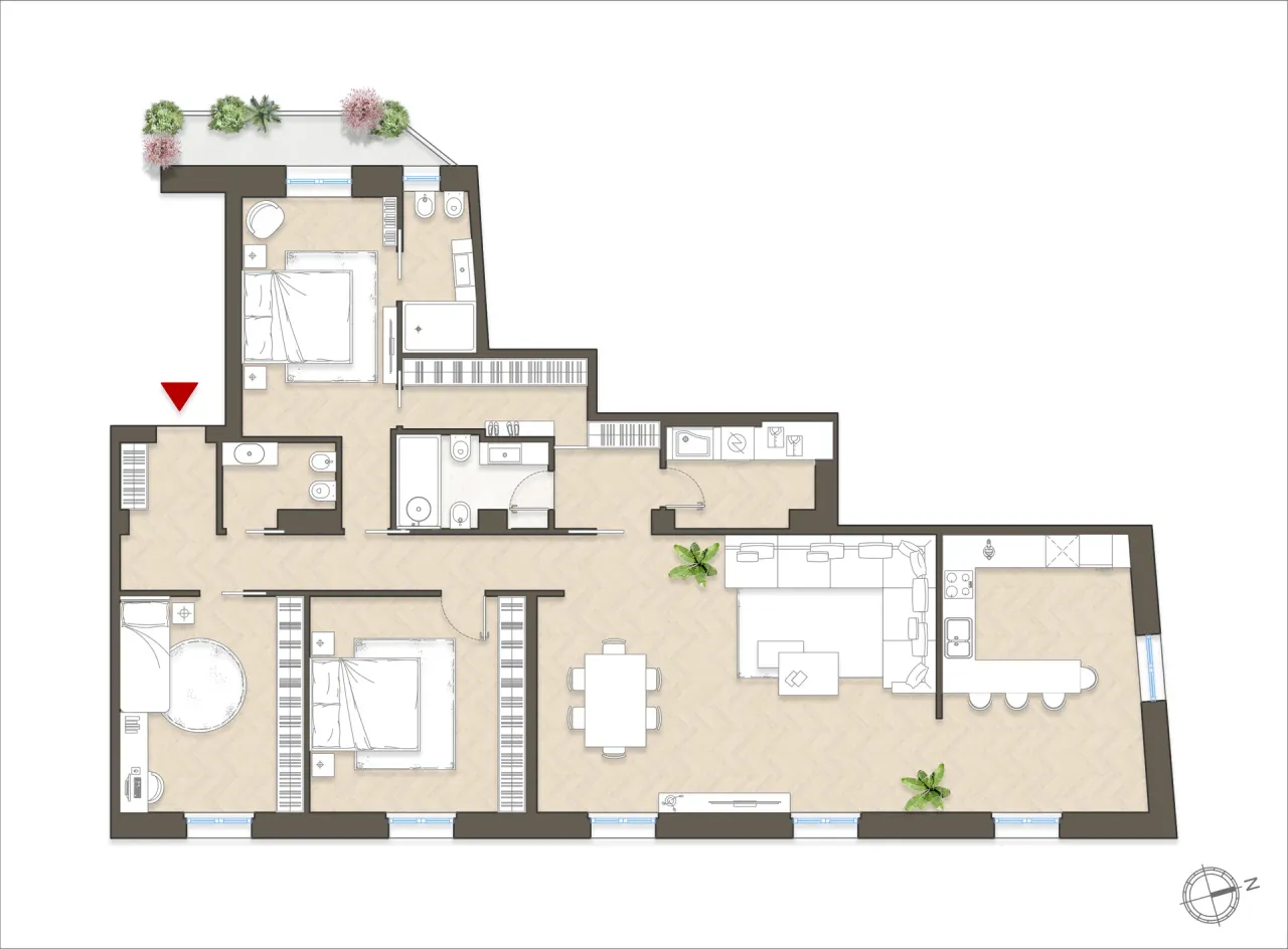 living - Oriani 3 - Living - Dils - Floor Plan - 1