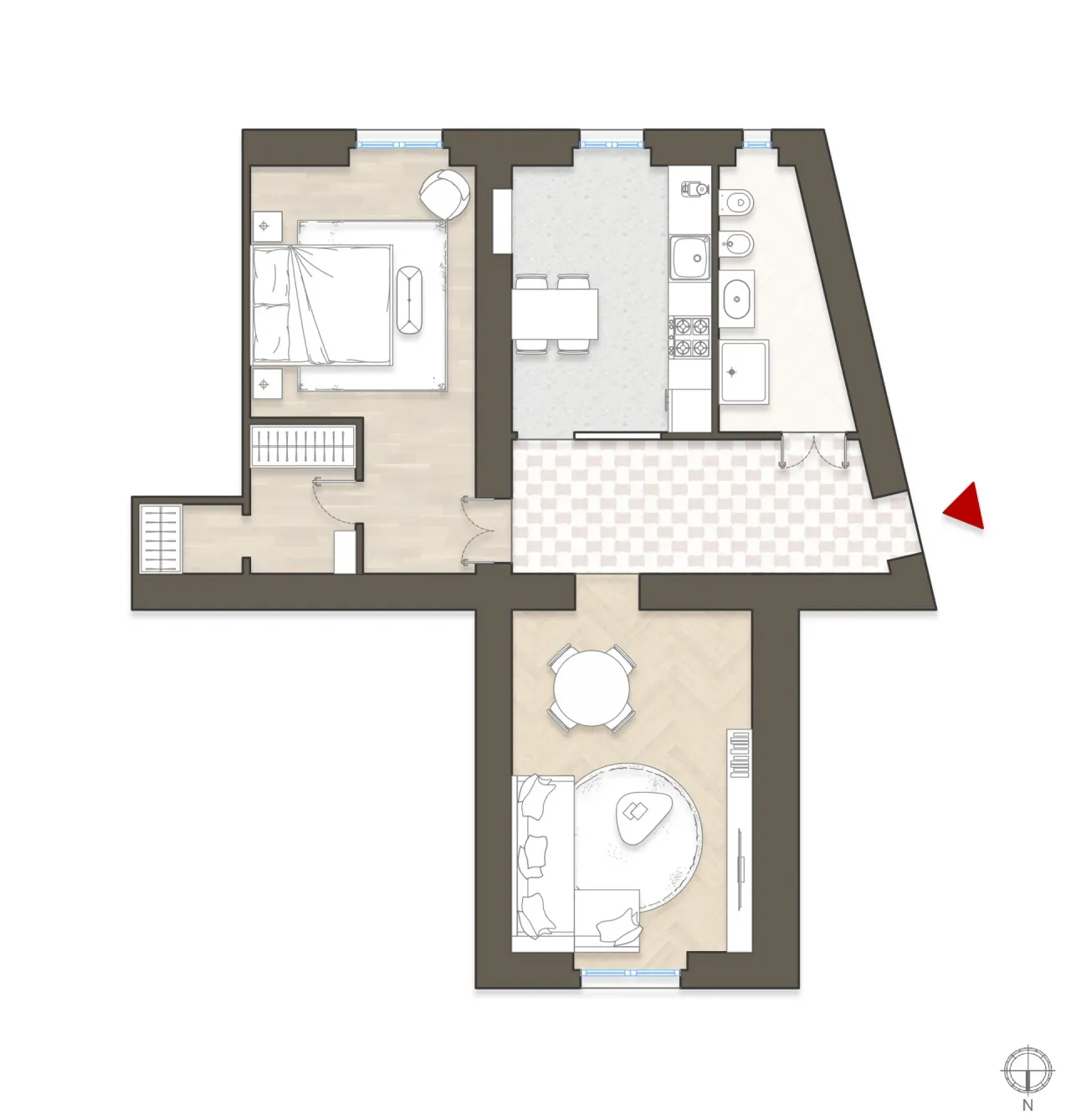 living - Ventidue Marzo 12 - Living - Dils - Floor Plan - 1