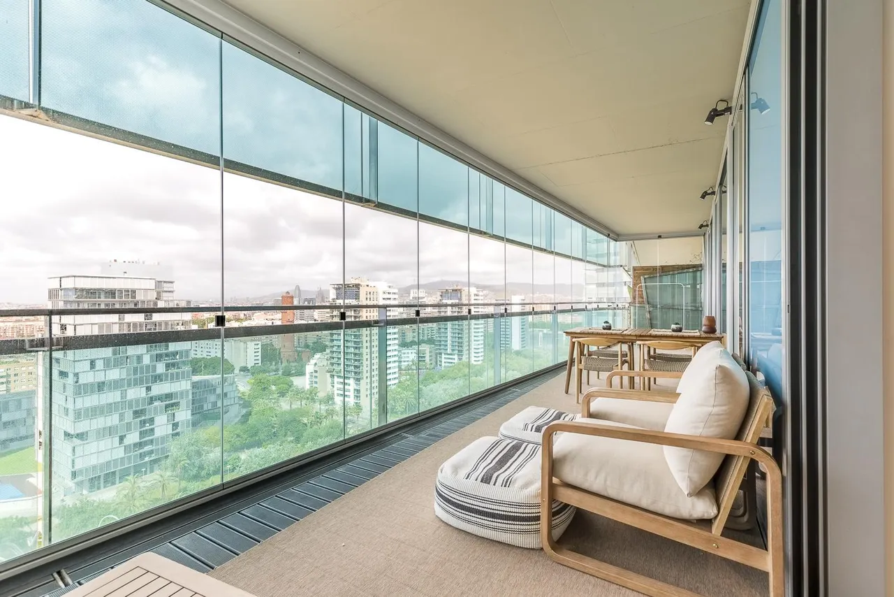 living - 82m² apartment with 35m² terrace for sale in Diagonal Mar - gallery - 2