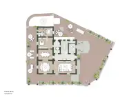 living - Villa Astaldi - Living - Dils - Plan d'étage thumbnail - 1