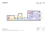 living - 90m² apartment for sale in Gótico, Barcelona - Floor Plan thumbnail - 1