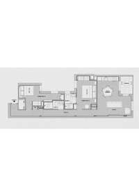 living - Piso de 92m² en venta en Lista, Madrid - Plano del piso thumbnail - 1
