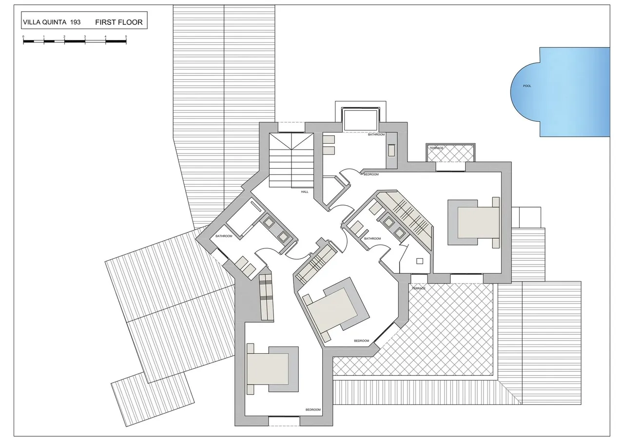 living - 373m² house / villa with 122m² terrace for sale in Quinta - Floor Plan - 3
