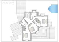 living - Casa / villa de 373m² con 122m² terraza en venta en Quinta - Plano del piso thumbnail - 3