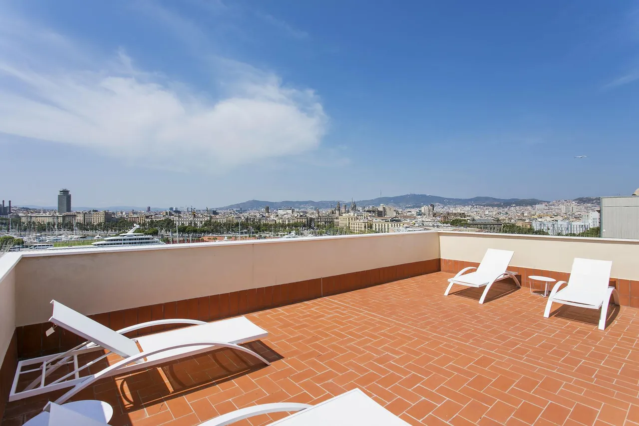 living - 103m² penthouse with 40m² terrace for sale in Barceloneta - gallery - 6
