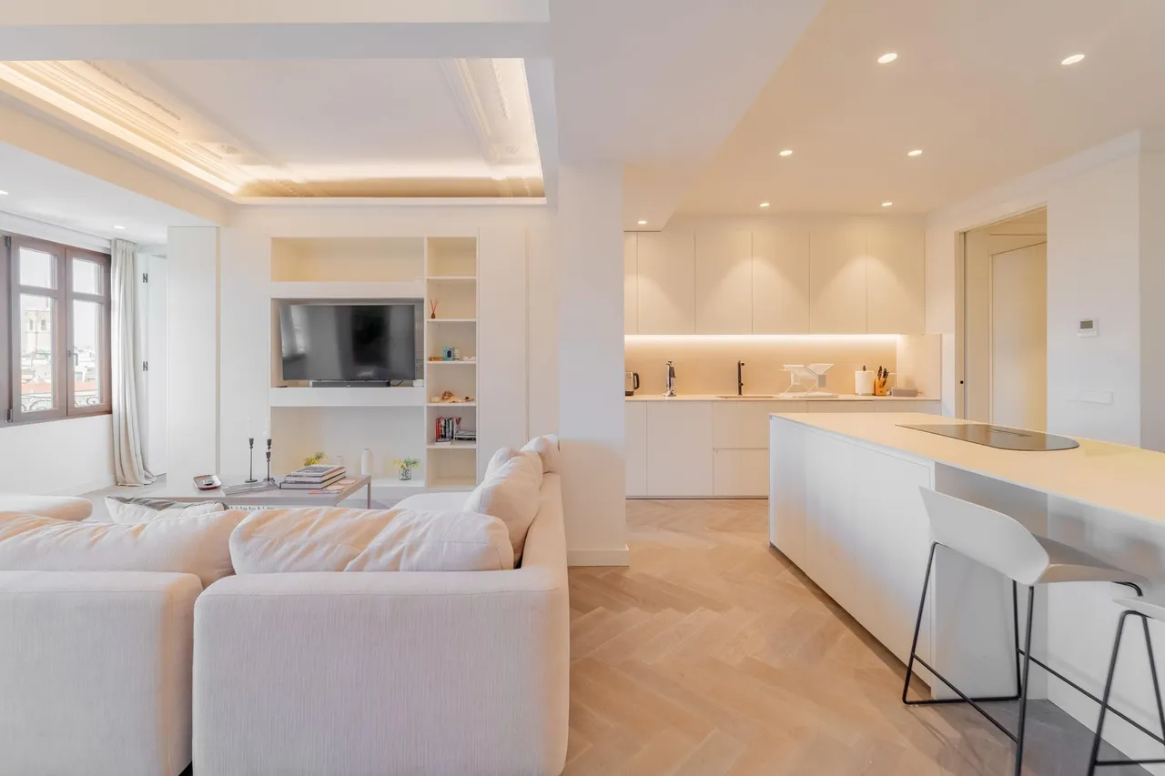 living - 126m² apartment for rent in El Mercat, Valencia - gallery - 8