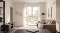 Studio of 48 sqm - Edificio C2 - LivinUp  | Milano - Floor Plan thumbnail - 1