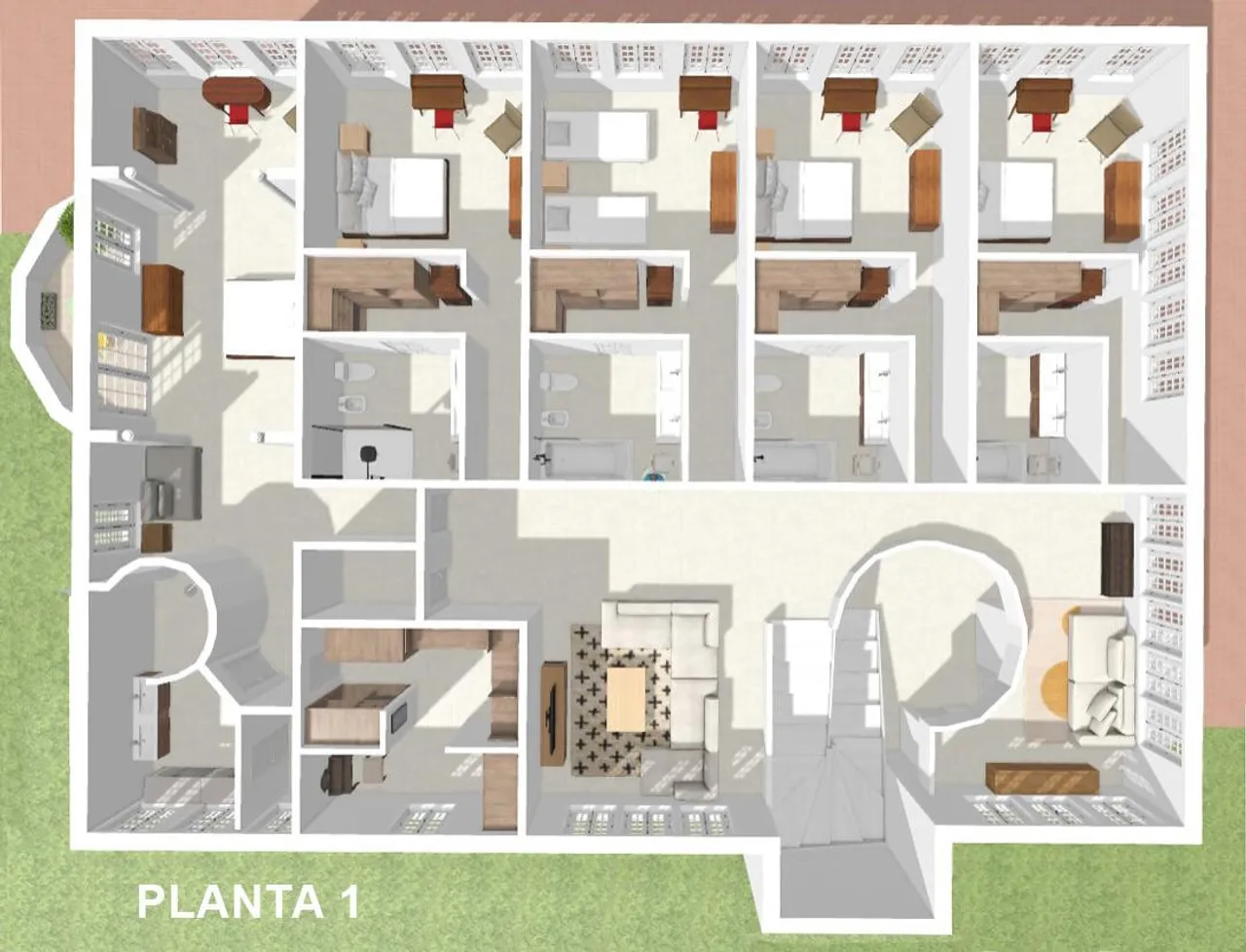 living - 1,014m² house / villa for sale in Torrelodones, Madrid - Floor Plan - 7