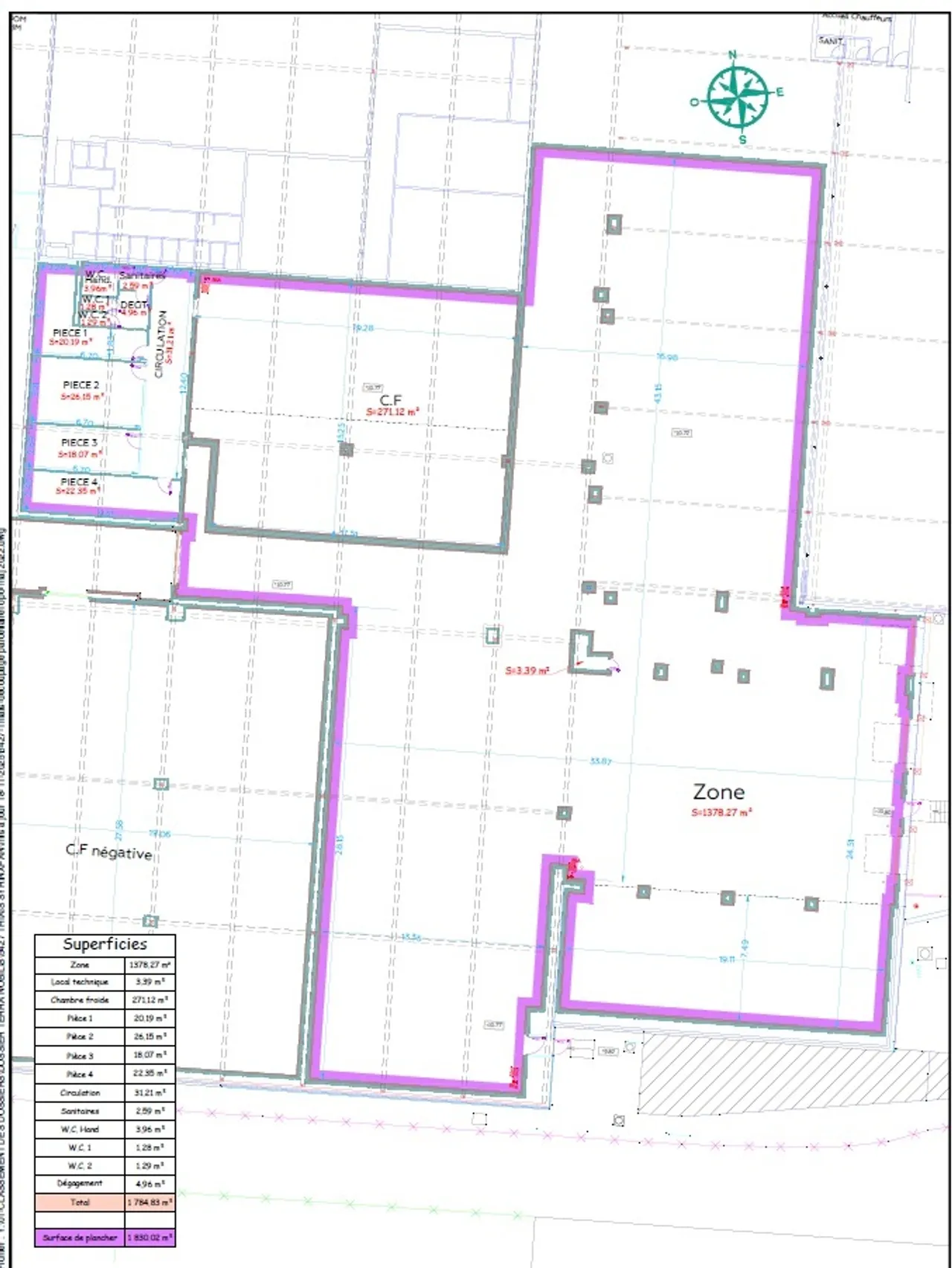 logistics - Warehouse For Rent - Floor Plan - 1