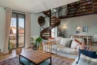 living - Ático de 242m² en venta en Barri Vell, Girona - gallery thumbnail - 2