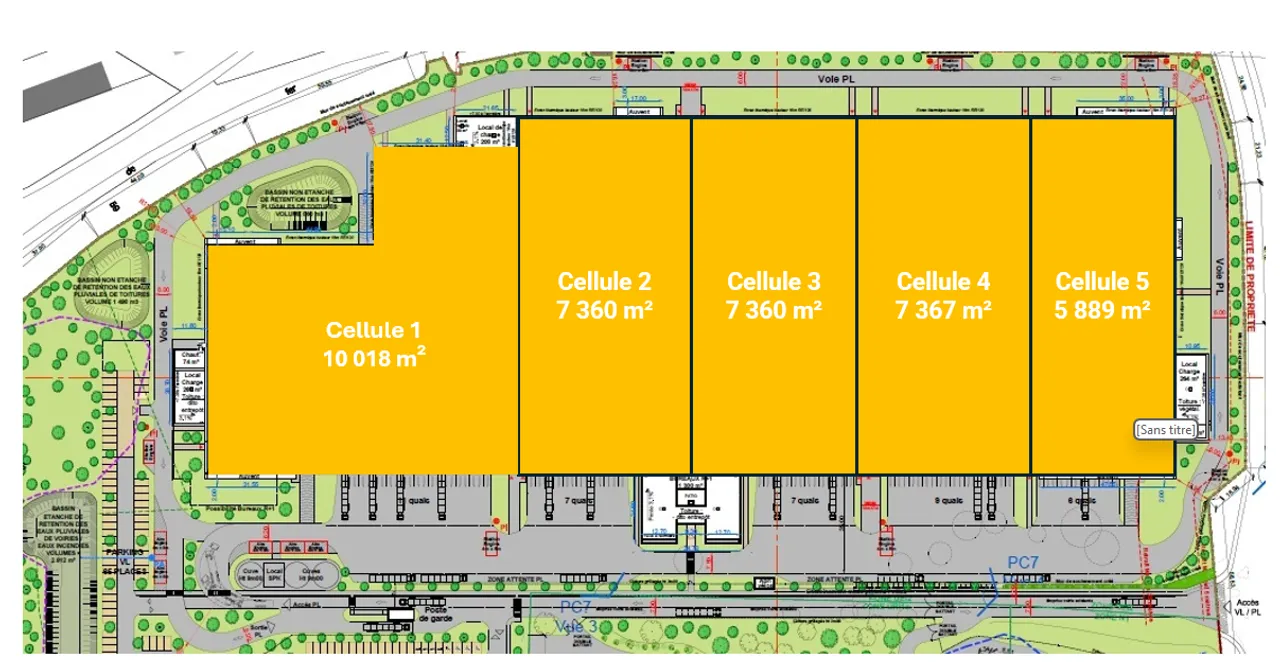 logistics - Entrepôt Logistique À Louer - Plan d'étage - 2