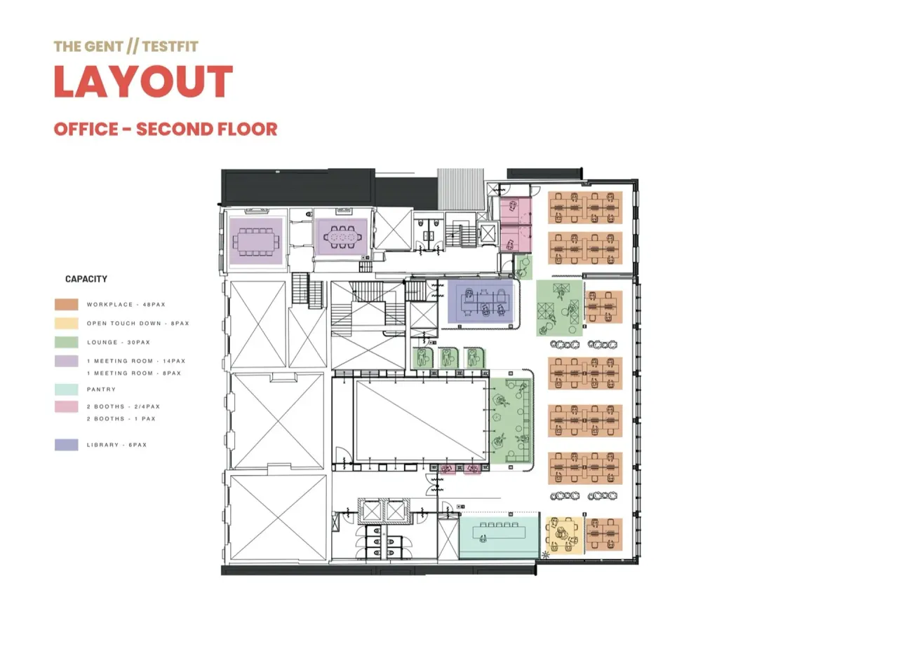 office - The Gent - Office - Dils - Plan d'étage - 4