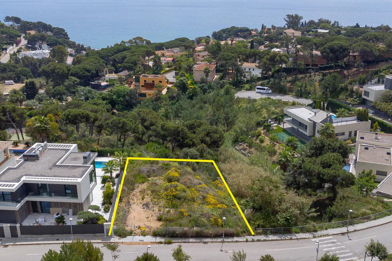 living - Parcela de 803m² en venta en Blanes, Costa Brava - gallery - 2