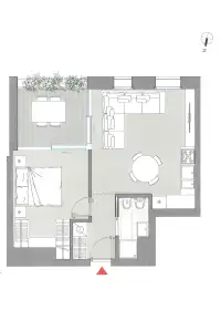 living - #GarofaloPaisiello - Living - Dils - Plan d'étage thumbnail - 1