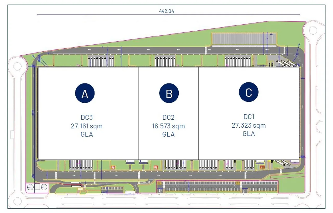 logistics - Livorno Interporto - Logistics - Dils - Plan d'étage - 1