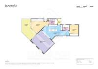 living - Ático de 91m² con 18m² terraza en venta en Eixample Derecho - Plano del piso thumbnail - 1
