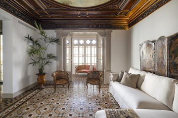 living - Piso de 205m² con 7m² terraza en alquiler en Eixample Derecho - featured