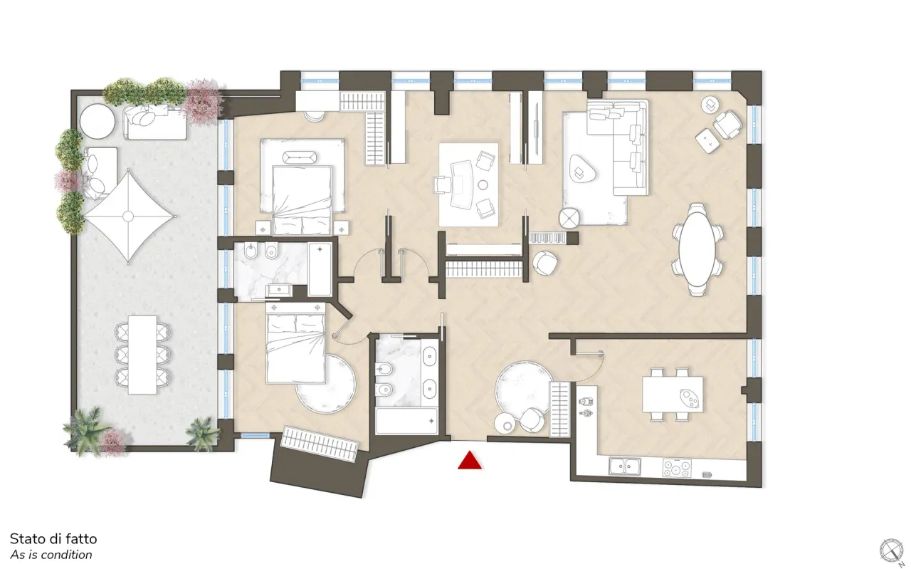 living - Stampa 15 - Living - Dils - Verdiepingsplan - 2