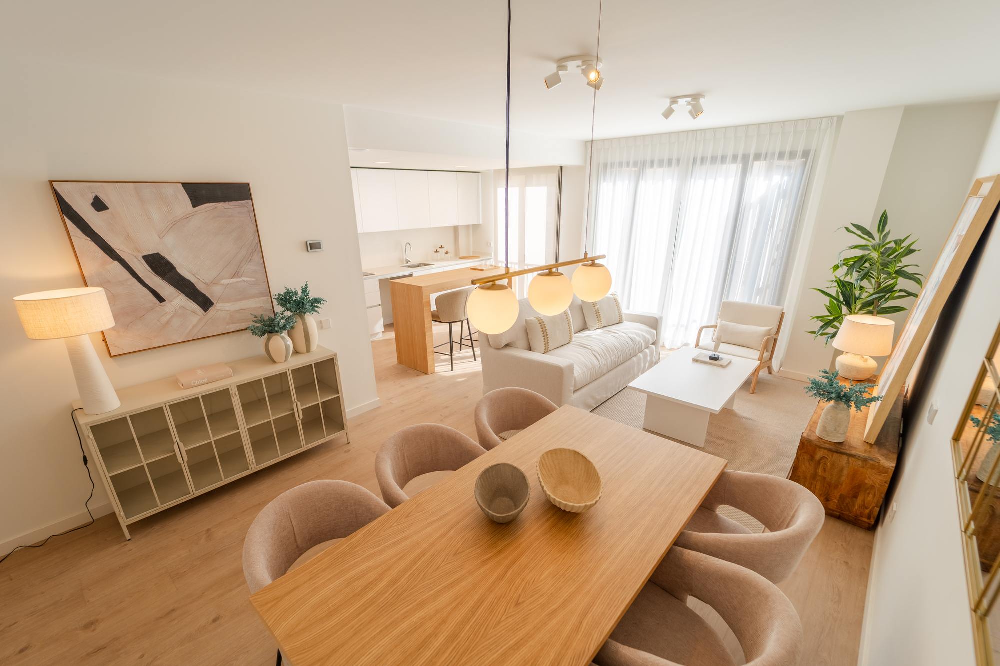 living - Piso de 115m² en venta en El Mercat, Valencia - featured