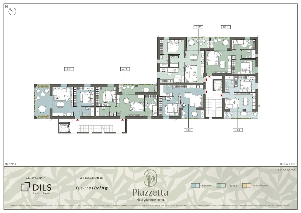 living - Piazzetta Living - Living - Dils - Floor Plan - 2
