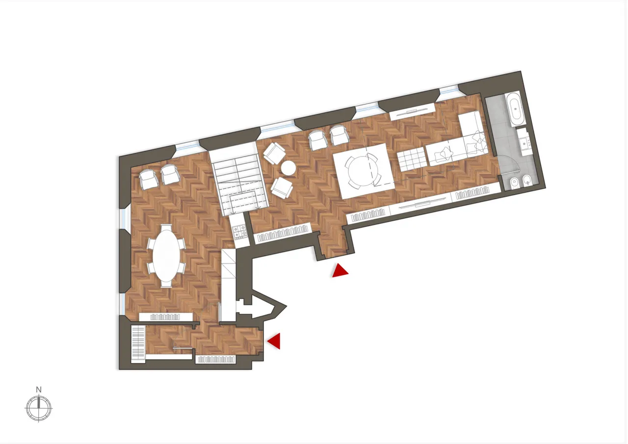 living - Cagnola 12 - Living - Dils - Floor Plan - 1