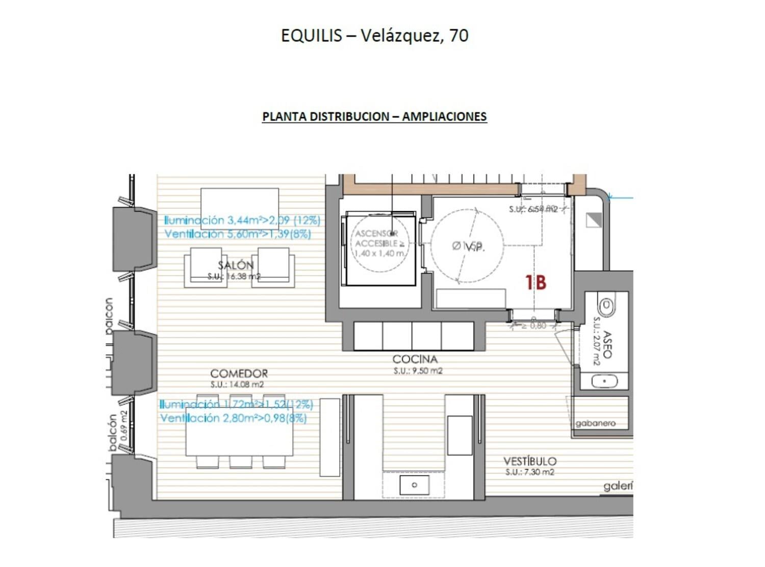 living - 211m² apartment for sale in Recoletos, Madrid - Floor Plan - 2