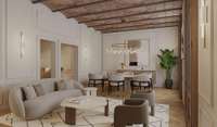 living - Piso de 109m² en venta en Eixample Izquierdo, Barcelona - gallery thumbnail - 2