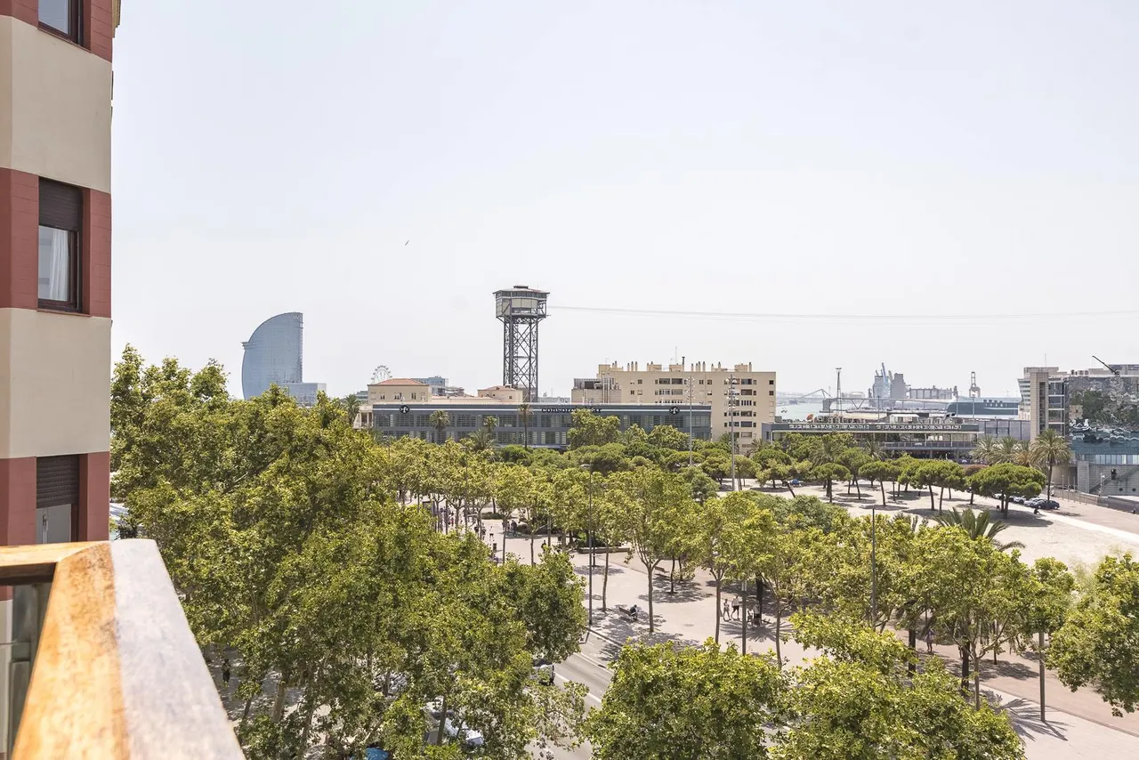 living - Ático de 53m² con 28m² terraza en venta en Barceloneta - gallery - 7