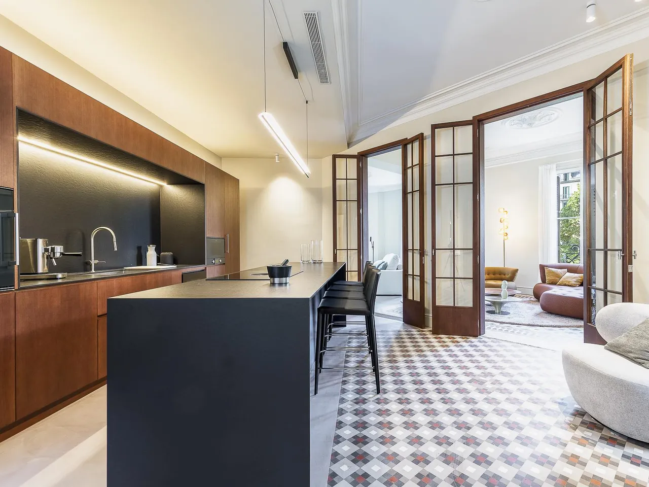 living - Piso de 189m² con 7m² terraza en venta en Eixample Derecho - gallery - 2