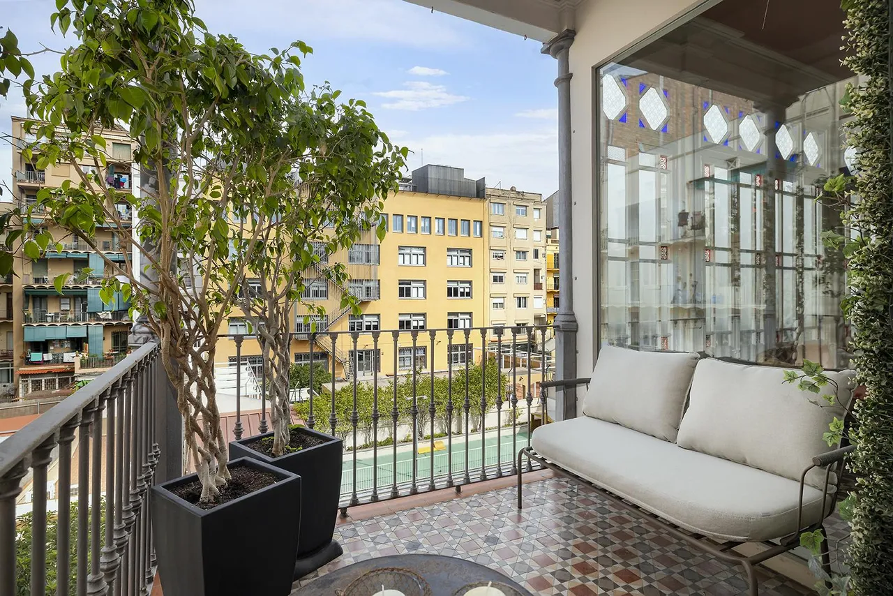 living - 205m² apartment with 7m² terrace for rent in Eixample Right - gallery - 9