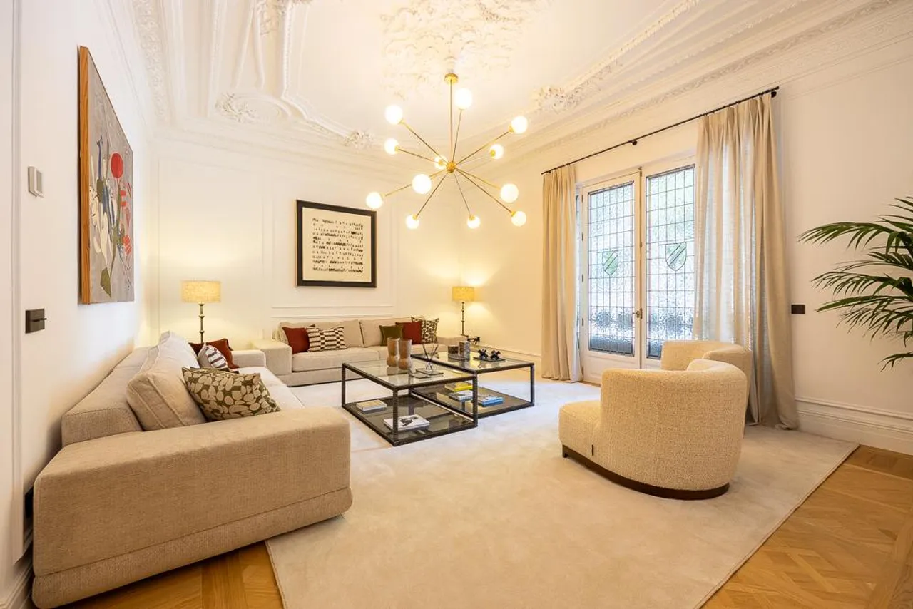 living - 297m² apartment with 55m² terrace for sale in Recoletos - gallery - 2