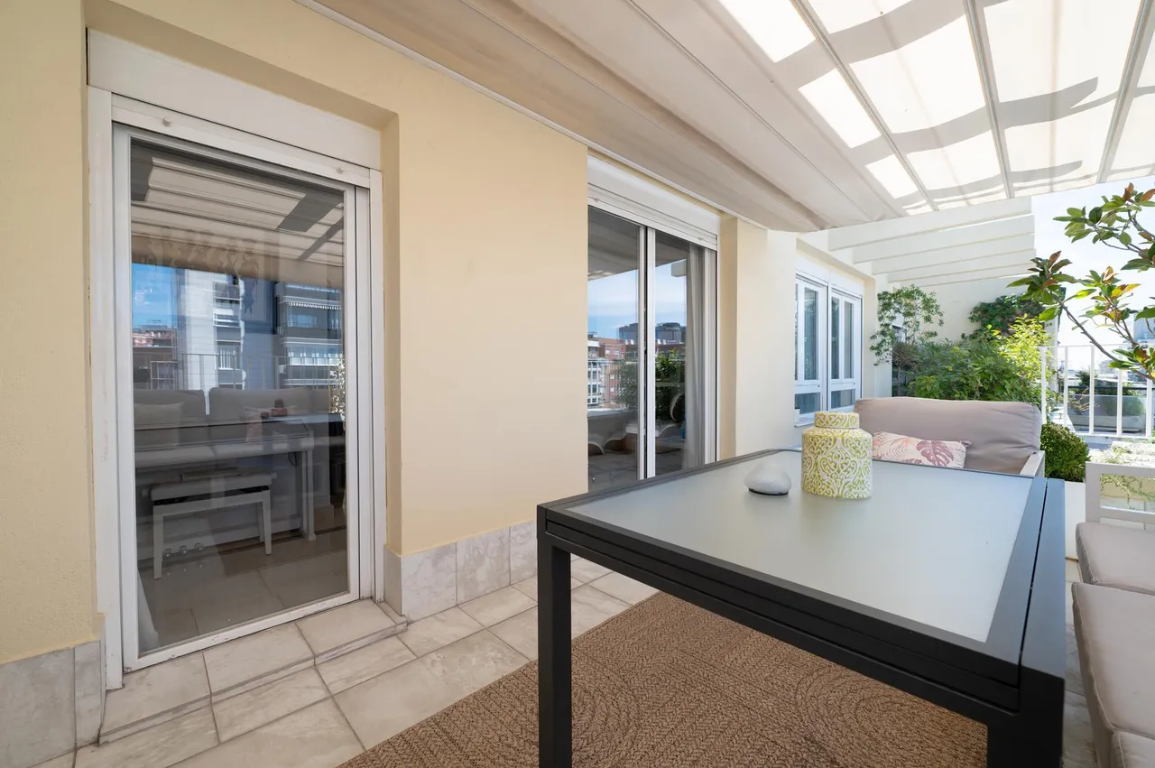 living - Ático de 248m² con 35m² terraza en venta en El Viso, Madrid - gallery - 8