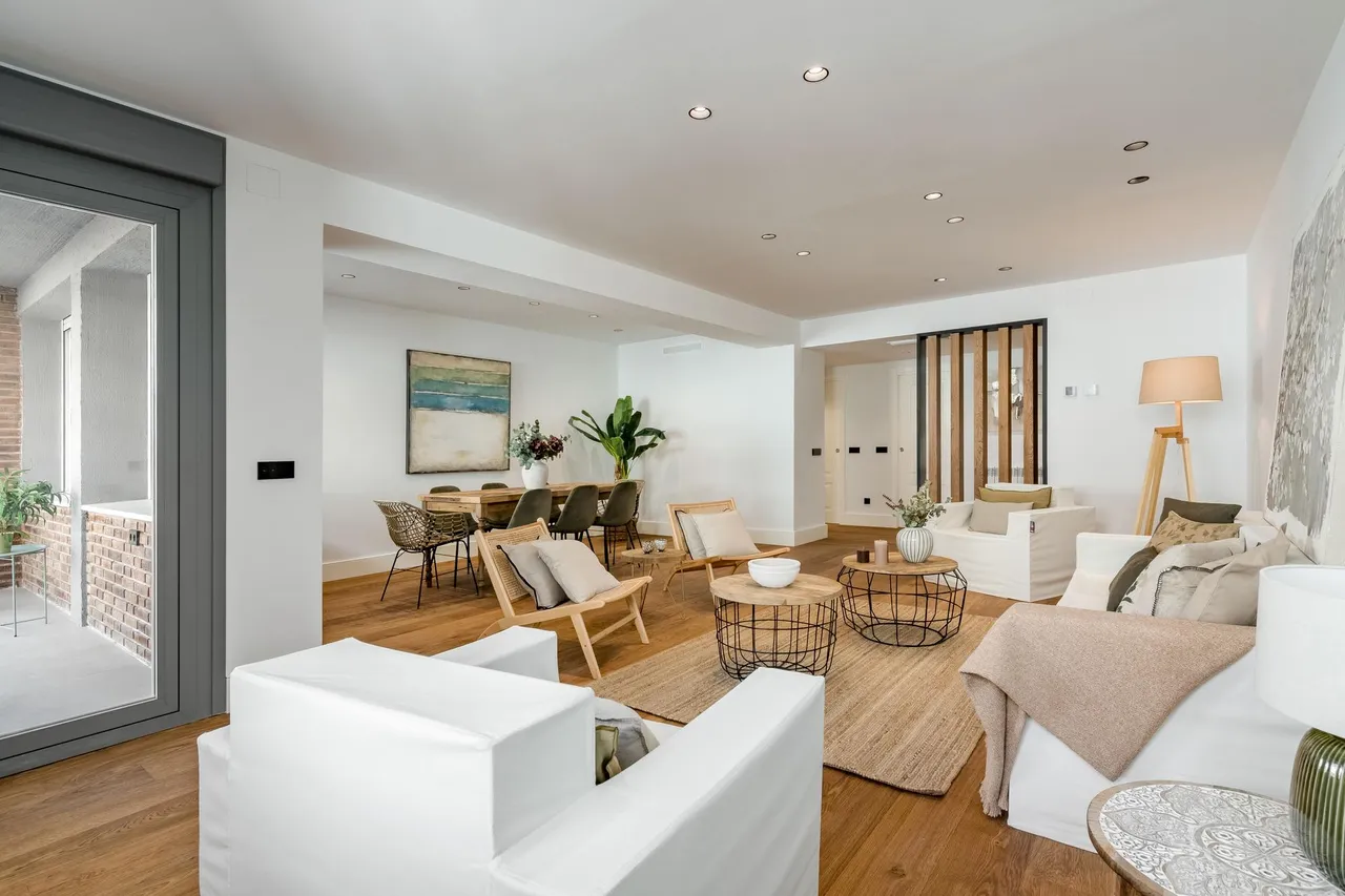 living - Piso de 179m² con 8m² terraza en venta en Lista, Madrid - gallery - 4